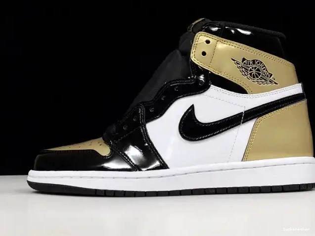 LUCY 861428-007 Air Toe 1 Retro Jordan High Glod 0506